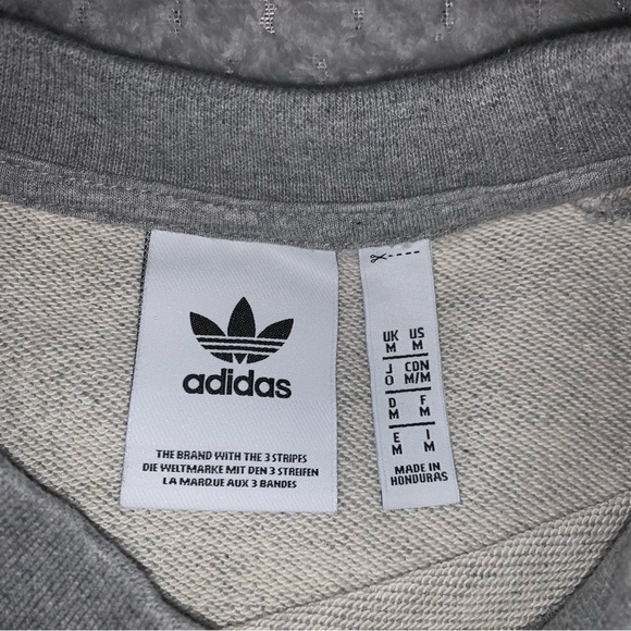 Adidas Grey Crewneck Sweatshirt - Picture 3 of 5